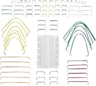 Half Size Breadboard + 78 Piece 22AWG Jumper Wire Bundle
