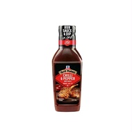 McCormick Grill Mates Chilli & Pepper BBQ sauce แม็คคอร์มิค ชิลลี่เปปเปอร์ บาร์บีคิวซอส 500 กรัม