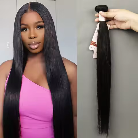 Straight Bundles Human Hair 20 22 24 Inch Brazilian Virgin Hair Bundles Remy Human Hair Weave Extens