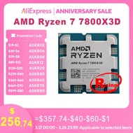 Ryzen 7 7800x3d R7 7800x3d 5.0 Ghz 8-teras 16-benang Cpu 5nm 96m 100-100000910 Soket Am5 Dulang Baha