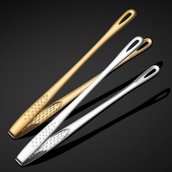 Korean Barbecue Tongs 304 Stainless Steel Barbecue Tongs Steak Tongs Golden Buffet Barbecue Tongs Extended Bread Tongs Party Dinner Barbecue Tongs Food Tongs