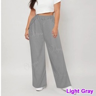 PLUS SIZE SQUARE PANTS SWEAT PANTS WIDE LEG SUMMER PANTS MEDIUM-LARGE, XL-2XL 3XL 5XL ( WAFFLE)