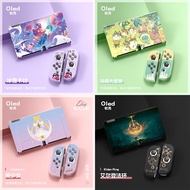 Switch OLED Anime Theme Protective Case,Soft Case for Nintendo Switch Console and Joycon Controller