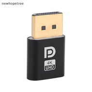 Ntmy Virtual Display Adapter DP Display Port Dummy Plug 4K Headless Ghost Emulator Connector EDID 4K