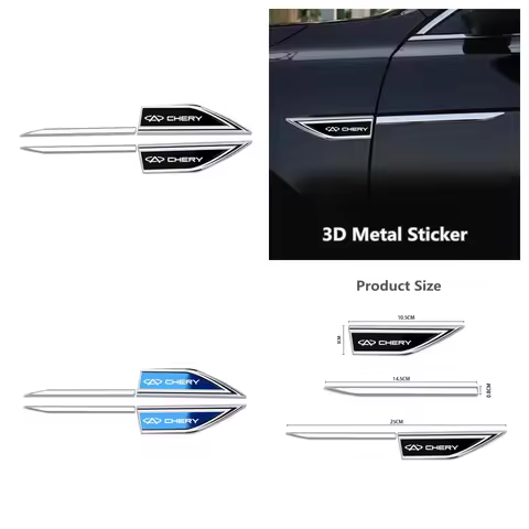 Car Fender Side Wing Emblem Body Protective Sticker Fit Chery Tiggo7 Tiggo8 Pro Omoda5 Jaecoo J7 J8 