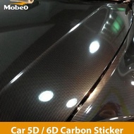 Mjfb Mobeo Sticker Carbon Fiber 5D / 6D High Quality Pvc Various Sizes - 5D 10 X 152 Cm Y4Jd