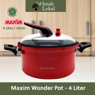 Maxim Wonder Pot 4 Liter 22cm/ - Multipurpose Pot for Cooking Meat