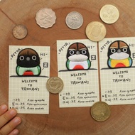 正面八色鳥繡片 Pitta Patch