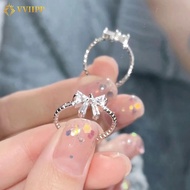 Ifme Butterfly Open Ring for Women Sweet Simple Silver Rings Jewelry Accessories