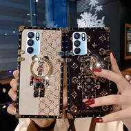 Casing OPPO Reno 10 9 8 7 6 Pro 10X Zoom Pro Fashion Lanyard Case Phone Cover