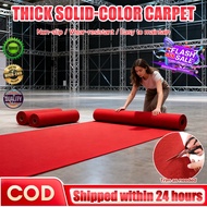 2M x 1.5M*10M Red Event Carpet Roll Aisle Runner Wedding Catwalk Decorations Waterproof Coating Runn