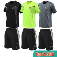 Rp. 999KAMB men's gym t-shirt set of 2 pieces soft and comfortable running t shirts ART R2X7