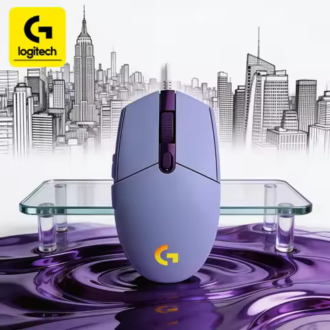 E-sports powerhouse G203/G102, a wired RGB gaming mouse with 8000 DPI and 6 programmable keys, perfe