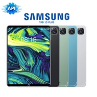 Tablet Samsung Galaxy Tab 15 Plus 16GB+512GB Android tablet 9-inch skrin besar wifi 5G dual SIM tabl
