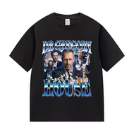 Dr. Gregory House MD American TV Series House Doctor Round Neck Summer Fashion Short Sleeve T-Shirt 