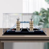 Acrylic Display Case Dustproof Transparent Showcase Storage Box for LEGO 10214 Tower Bridge Figure O