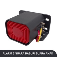【Diskon】NEW Alarm 3 Suara Basuri Dan Anak Awas Awas Mundur 12V 24V Klakson COD