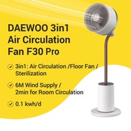 DAEWOO F30 Pro 3in1 Air Circulation Fan Kipas Berdiri Kipas Meja Stand Fan Table Fan Kipas Mini /大宇3