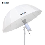 Selens White Umbrella Photography Umbrella Reflector 105/130/165cm White Diffusion Parabolic for Por