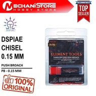 DSPIAE PB Push Broach Scriber Chisel - Tungsten Steel Broach