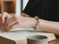 綠色聖代櫻花瑪瑙手鐲