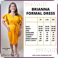 Brianna/T@Semi`q]Formal}Y>Elegant)p>Party*b?Dress*I?Wedding*o?Sponsor*c?Dress Ninang Dress PLUS SIZE