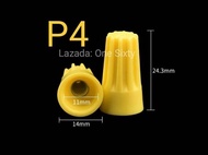 100pcs 100 pcs Lasdop 1mm / Lasdop 4mm / Lasdop 6mm isi Lasdop P1 P4 P6 Konektor Kabel Penyambung K
