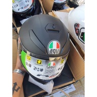 agv helmets matt black and gloss