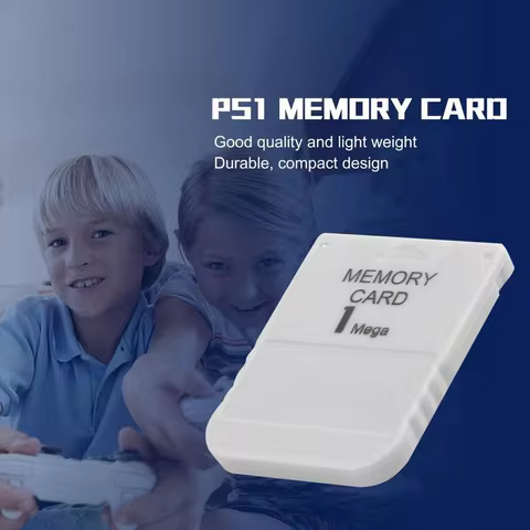 1Pc Storage Cards for PS1 PSX Game Usef Memory Cards 1Mega Practical Affordable 0.5MB Memory Card