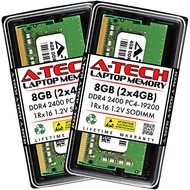 A-Tech 8GB (2x4GB) DDR4 2400MHz SODIMM PC4-19200 1Rx16 Single Rank 260-Pin CL17 1.2V Non-ECC Unbuffe