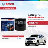 BOSCH NISSAN Oil Filter (1066) Navara NP300 2.5 TD 2014