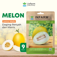 INFARM - Benih Melon Lemomelo Unggul Bibit Buah Melon Golden Super Bibit Buah Melon Berkualitas