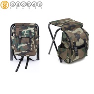 ADAMES Mountaineering Bag Chair, Sturdy Large Capacity Mountaineering Backpack Chair, Multifunctional Wear-resistant Foldable High Load-bearing Foldable Fishing Stool Hiking