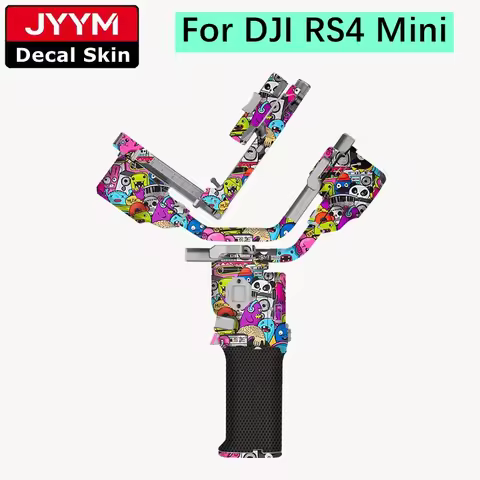 Customized Sticker For DJI RS 4 Mini Decal Skin Handheld Gimbal Stabilizer Vinyl Wrap Film Coat RS4M
