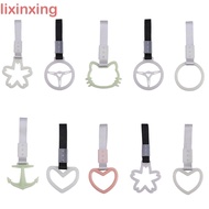 LIXINXING Rear Bumper Warning Ring, Tow Strap JDM Drift Charm Strap, Durable Broken Heart Handle Cha