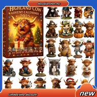 2025 Holiday Christmas Advent Calendar, 24-Day Holiday PVC Advent Calendar