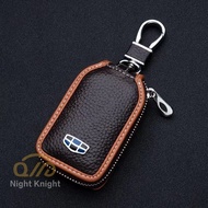 For geely Leather Key Holder Cover Smart Key For Coolray Azkarra Okavango Key Bag