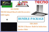 TECNO HOOD AND HOB BUNDLE PACKAGE FOR ( ISA 9298 &amp; TIH 282S) / FREE EXPRESS DELIVERY