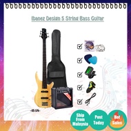 5 String Ibanez Shape Ibanez Design Bass Guitar Package / Bass Guitar Combo