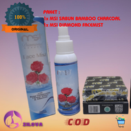 PAKET HEMAT FACEMIST Mawar MSI & SABUN BAMBOO MSI