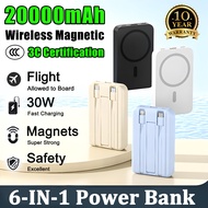 3C Certification✅Magnetic Powerbank 20000mAh Wireless Powerbank 3c powerbank Fast Charging Powerbank