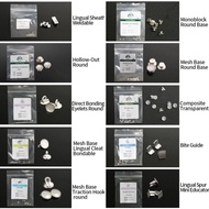 【in stock】1Pack  stainless steel lingual button