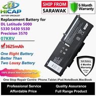 HICAP DELL Laptop Battery 07KRV 58Wh for DELL Latitude 5000 5330 5430 5530 7000 7330 7430 7530 Preci