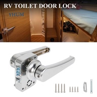 RV Toilet Door Lock Bathroom Door Lock Caravan Boat Latch Handle Lock RV Accessories