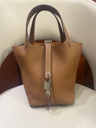 Hermès Picotin 18 gold phw Tc