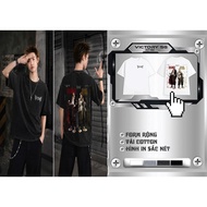 VICTORY Men's and Women's T-shirt - "SHANKS x ISAAC NETERO"/ Loose Form UNISEX Cotton 2C THICK, DL 2