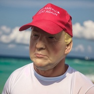 NEW High Quality Latex Trump Mask Headgear Funny Chuanpu Latex Mask Halloween Funny Character Mask C