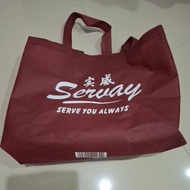 Bag paper recycle bag Servay marron