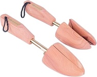 Shoe Trees for Men, Best Adjustable Split Toe Aromatic Cedar Boot Tree, USA Grown Wood - SJ32