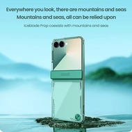 Nillkin กล้องโลหะแบบใหม่ Stadn MagSafe Case Samsung Galaxy Z Flip7 กรณีโทรศัพท์ Anti-UV TPU + PC ปกห